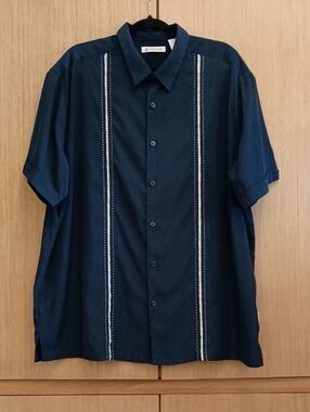Cubavera SS Navy SZ XXL Shirt
